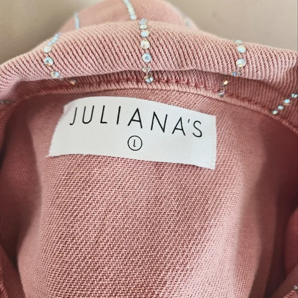 JULIANA'S BOUTIQUE COUNTRY WESTERN PINK BLING JACKET - Picture 5 of 7